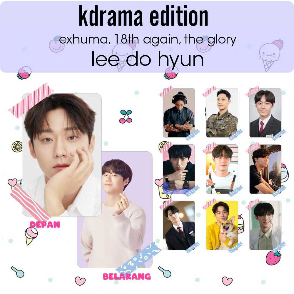 kdrama edition lee do hyun photocard exhuma 18th again the glory