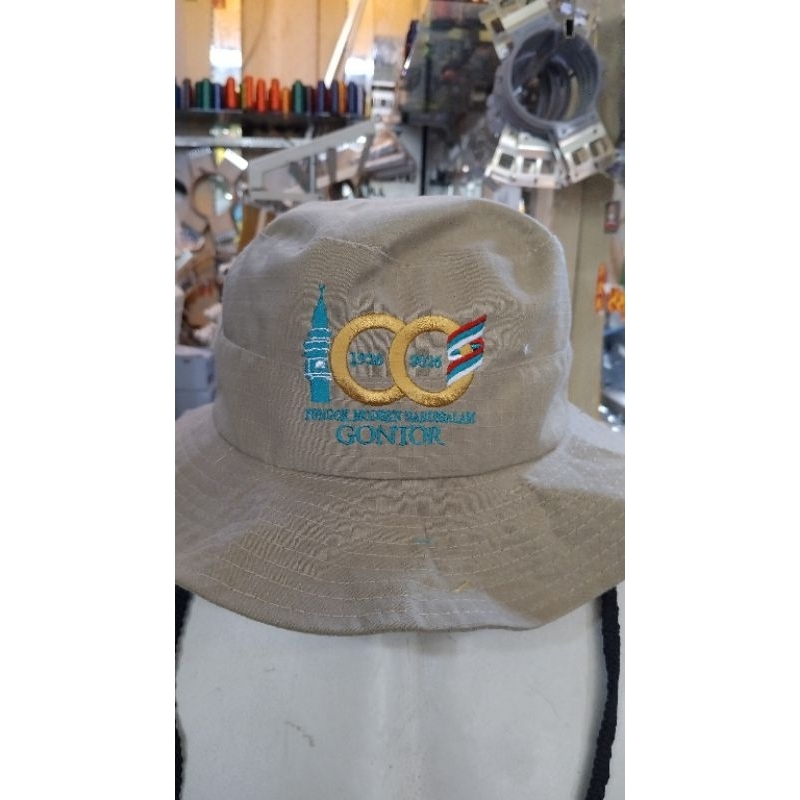 topi rimba bordir 100 tahun gontor