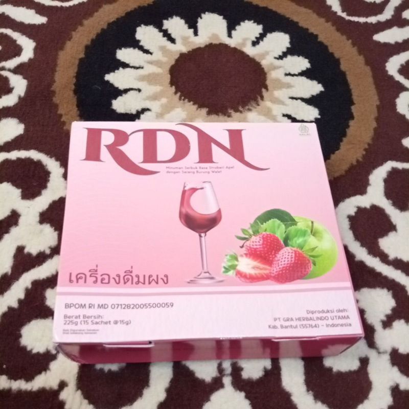 

RDN minum serbuk sarang burung walet