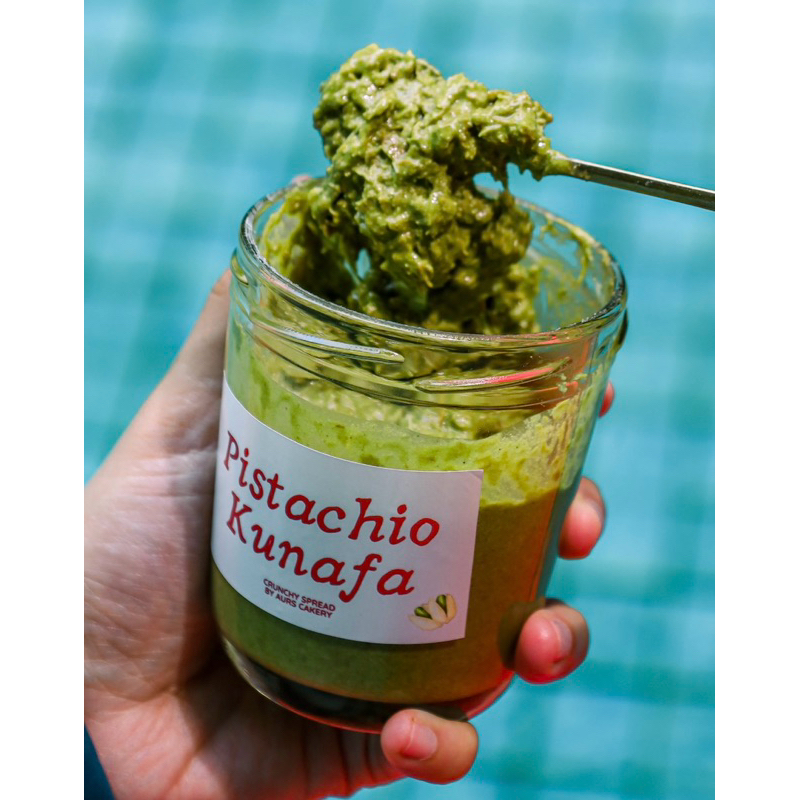 

RB Pistachio Kunafa Crunchy Spread by Aurs Cakery