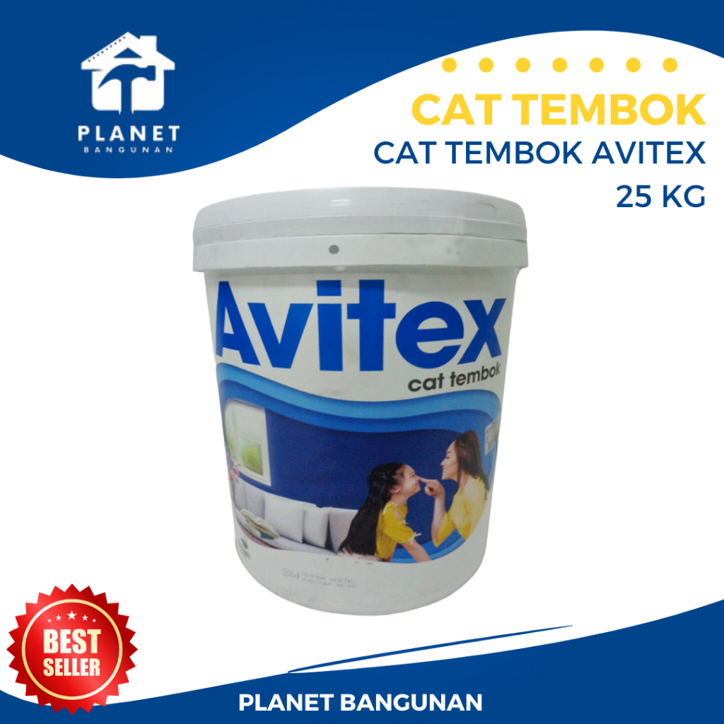 AVITEX 25 kg PUTIH dan WARNA - S.WHITE 5kg