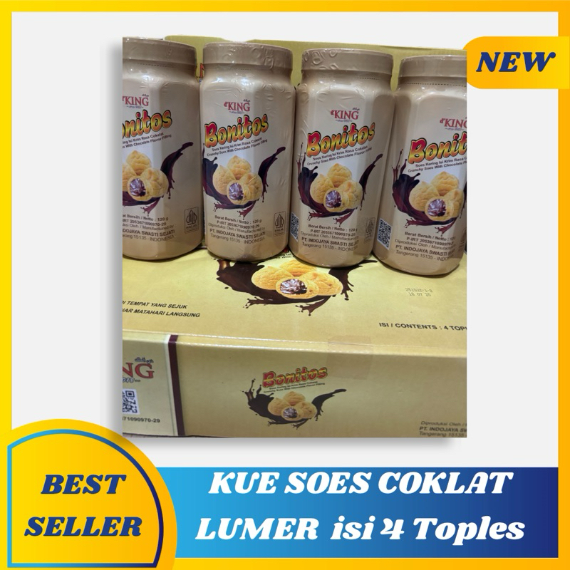 

SOES KERING ISI COKELAT LUMER PREMIUM ISI 4 TOPLES / HAMPERS KUE LEBARAN / SUS isi COklat Lumer