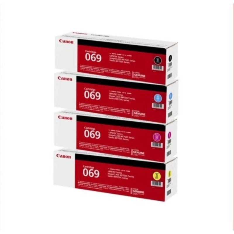 Toner Canon 069 (B C M Y ) 1SET Compatibility : i-SENSYS MF752Cdw, i-SENSYS MF754Cdw, i-SENSYS LBP67
