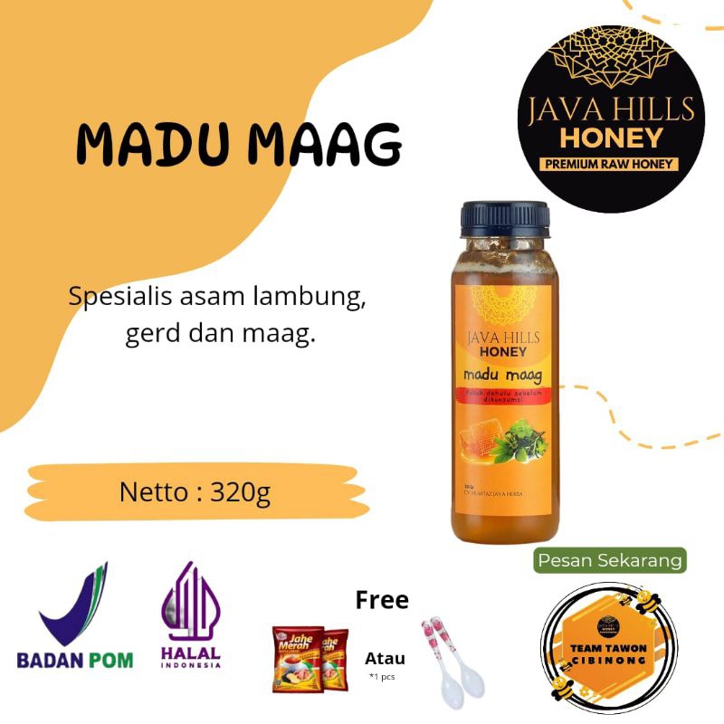 

MADU MAAG JAVA HILLS HONEY 100% ASLI