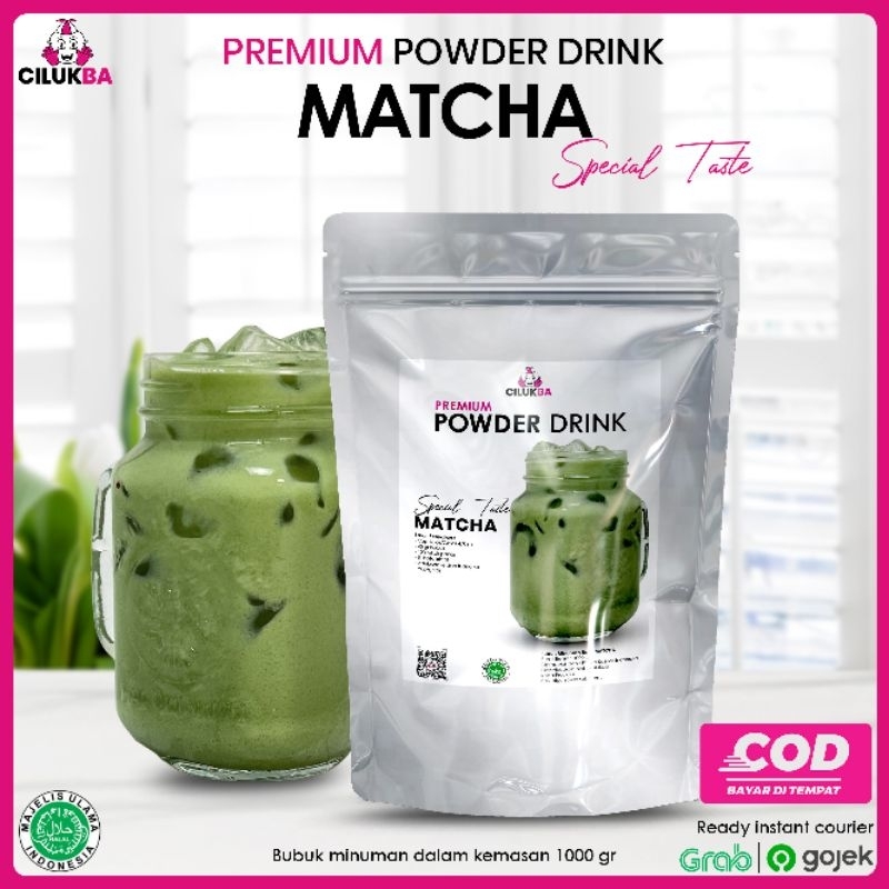 

Cilukba Bubuk Minuman Premium Rasa Matcha 1 kg / Premium Powder Drink