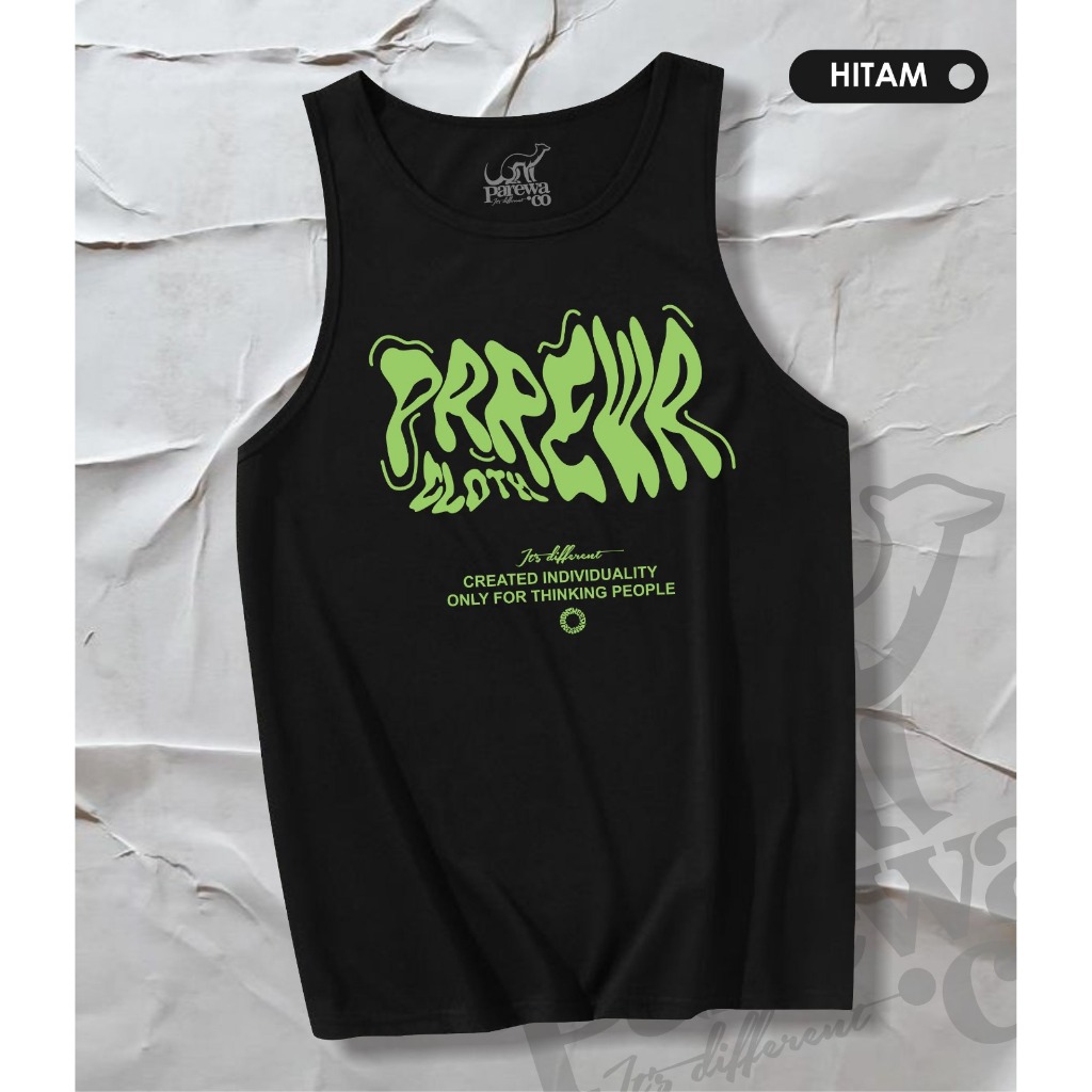 kaos distro tanktop lekton singlet pria dan wanita terbaru