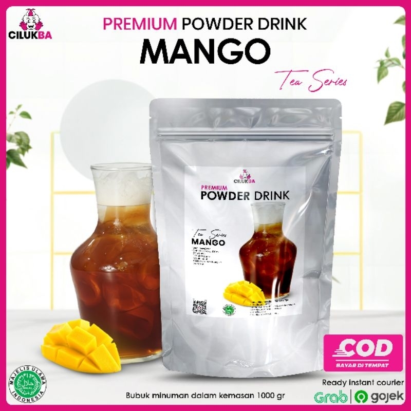 

Cilukba Bubuk Minuman Premium Rasa Mango Tea 1 kg / Premium Powder Drink