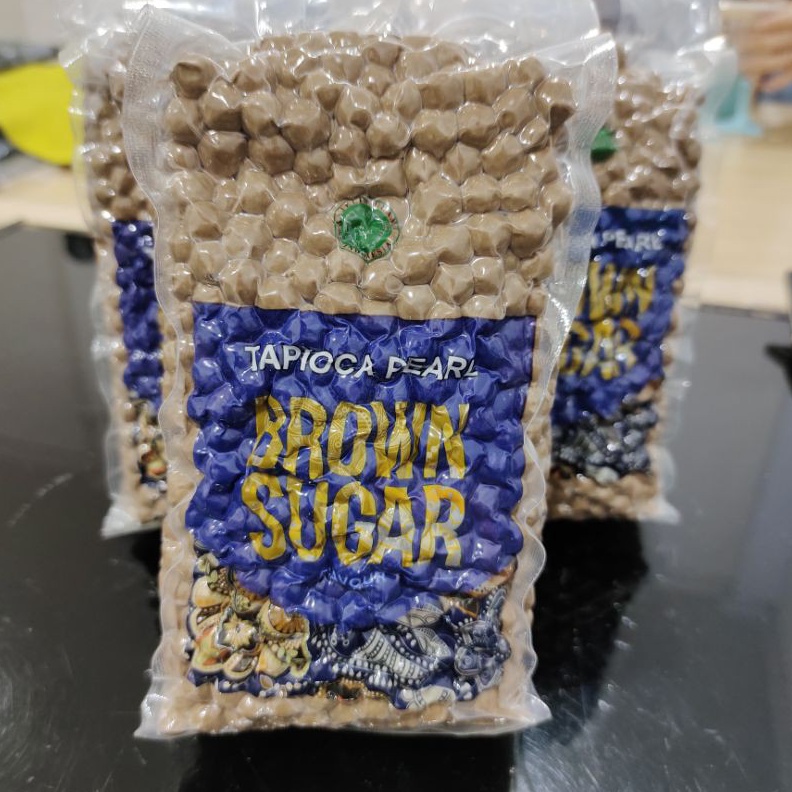 

IMPOR TERBARU Tapioca Pearl Brown Sugar 1Kg Topping Boba Toping Bubble