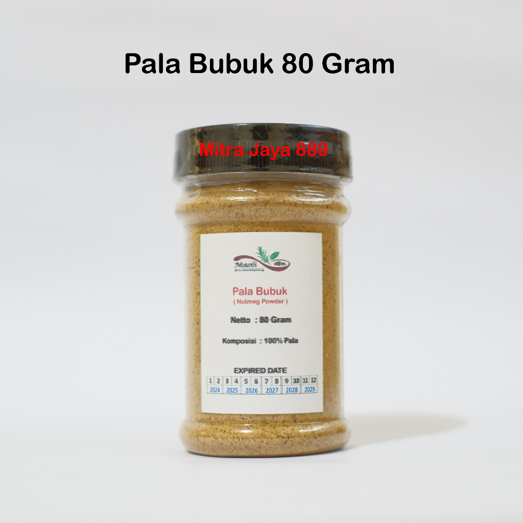 

Pala Bubuk Murni 80 gram / Nutmeg Powder Halal / Rempah Bumbu Pala Bubuk