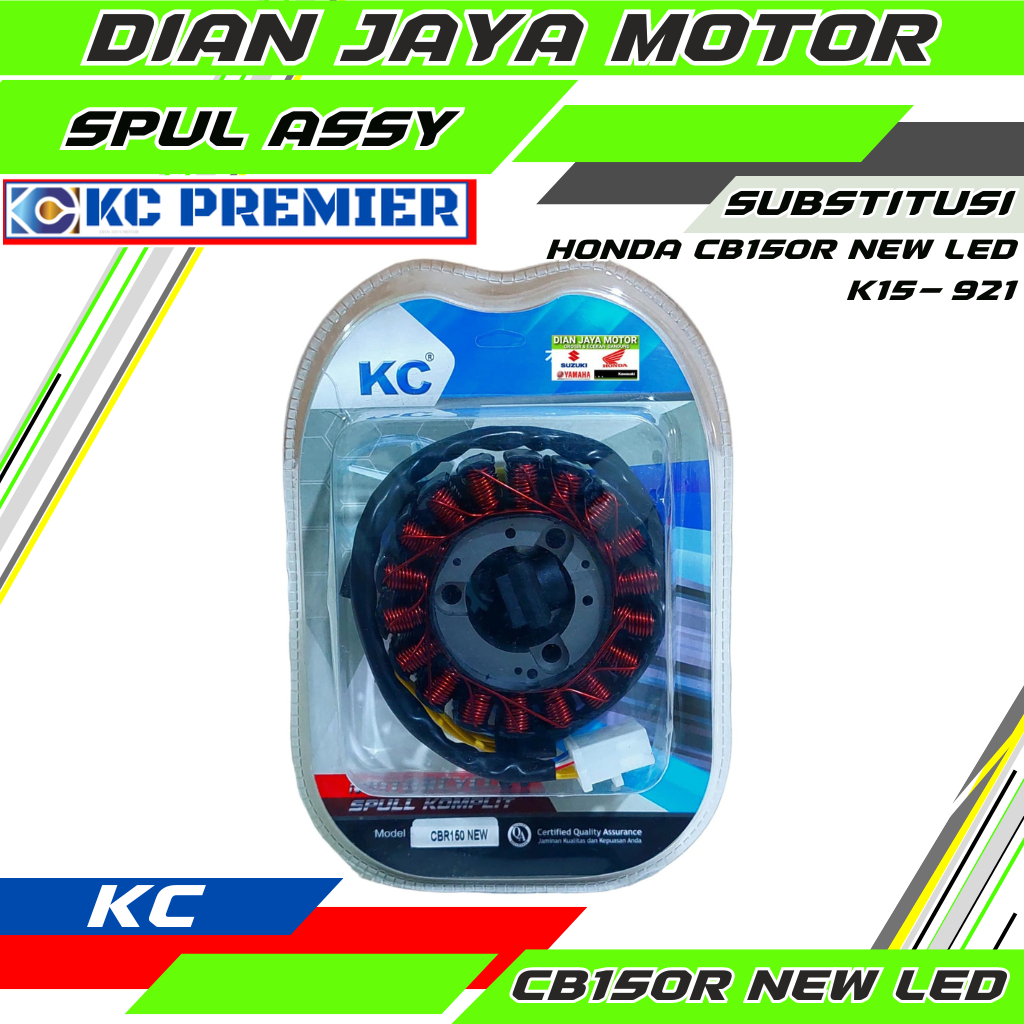 Sepul Spool Spoll Spul CB150R New LED K15-921 KC Premier Stator assy Honda CB150R New LED CBR150R Ne