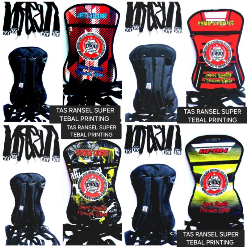 Tas gendong sangkar ebod jaya printing kuat gemblok kandang tali tebal