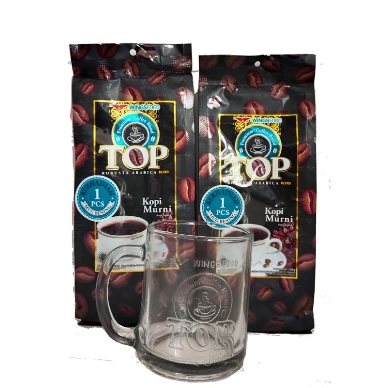 

TOP KOPI ROBUSTA ARABICA 158 g BERHADIAH GELAS