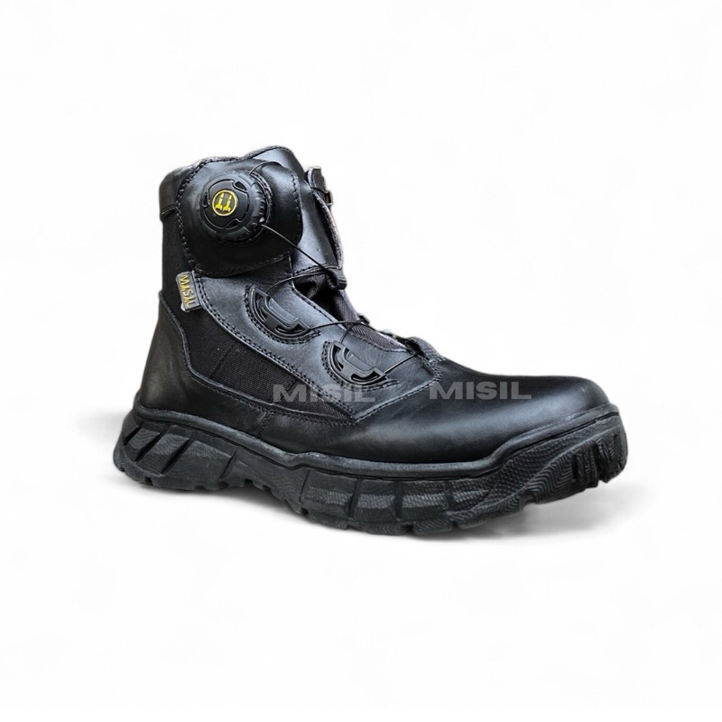 Misil sepatu pdl pendek 6 inch tali putar pdh midtrack polantas pemda tni polri security