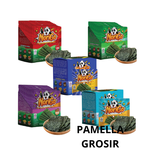 

NORI RUMPUT LAUT NORIGO SACHET 3GR BOX ISI 12 SACHET
