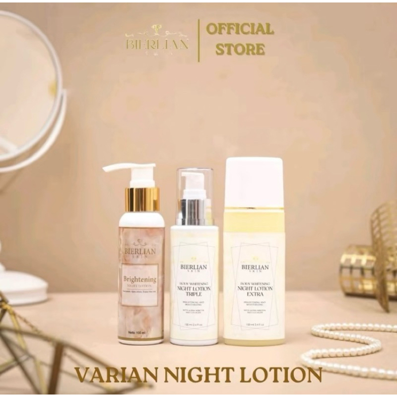 BIERLIAN HANDBODY TRIPLE NIGHT LOTION|HANDBODY UNGU & EXTRA NIGHT LOTION & BRIGHTENING NIGHT LOTION