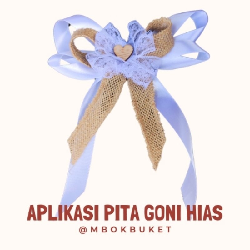 

PITA GONI HIAS APLIKASI PITA RENDA GONI APLIKASI BROSS KUNCIR HAMPERS DEKORASI UNIK