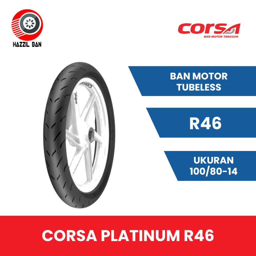 Ban Motor CORSA Platinum R46 Ring 14 Tubeless (TL)