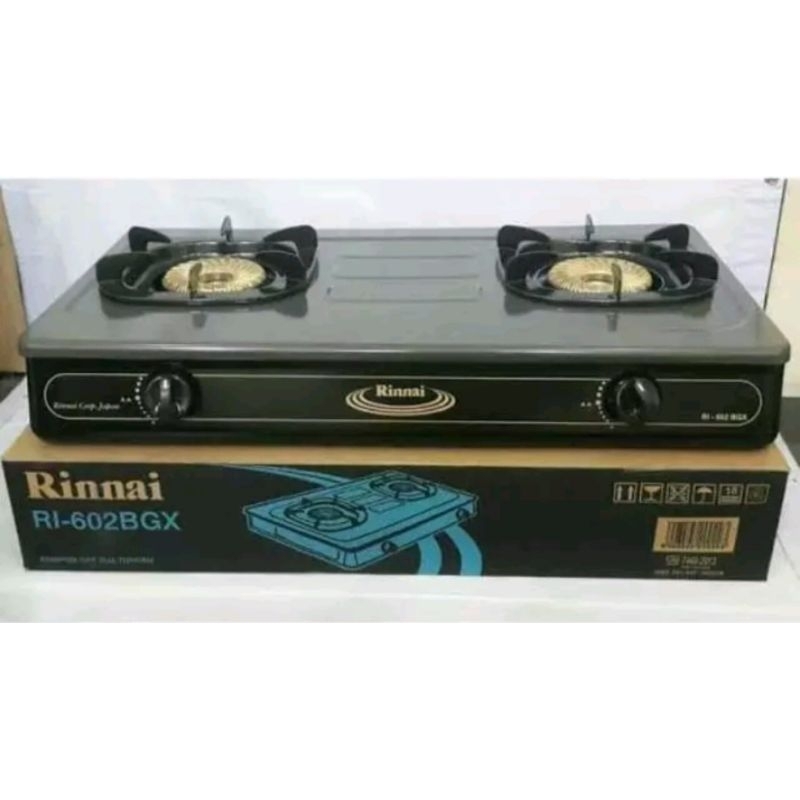RINNAI Kompor Gas 2 Mata / 2 Tungku : Tipe = RI-602 BGX