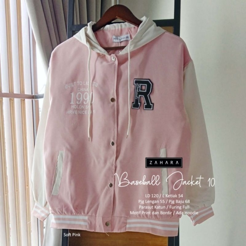 Jaket wanita katun parasut jacket cewek terbaru kekinian 2024 base ball jacket