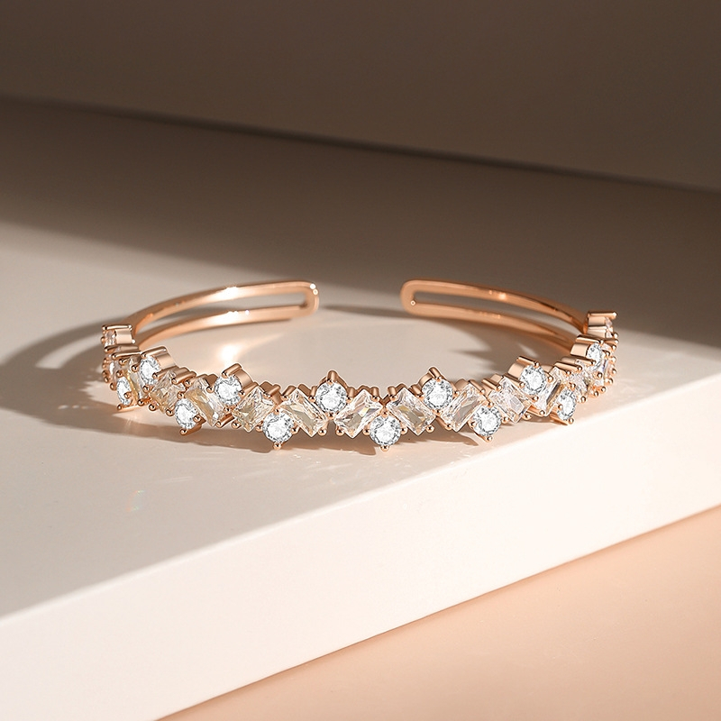 Gelang Bangkok Emas Asli Bintang Langit Lengkap Emas Muda Titanium Anti karat Wanita Berlian