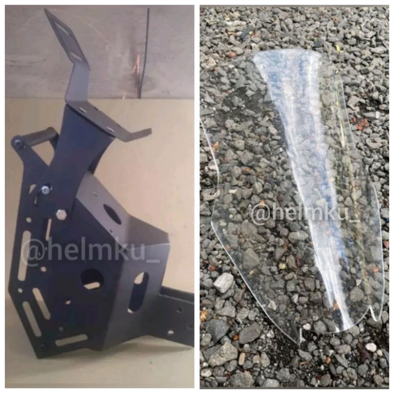 Paket Tower Navigation dan Windshield Motor Rally Dakar Universal