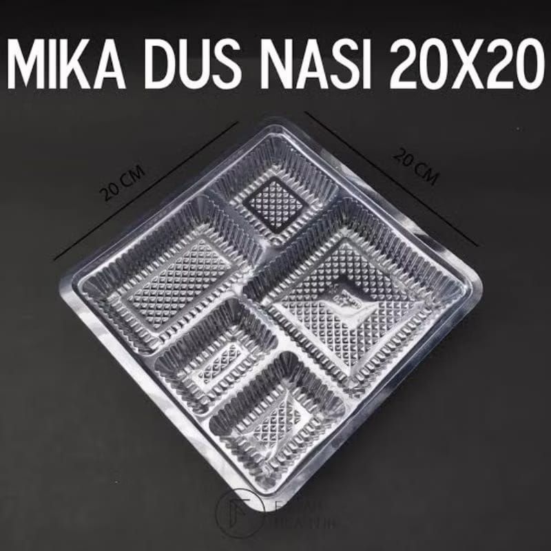 

Mika dus ukuran 20x20 isi 100 Pcs.