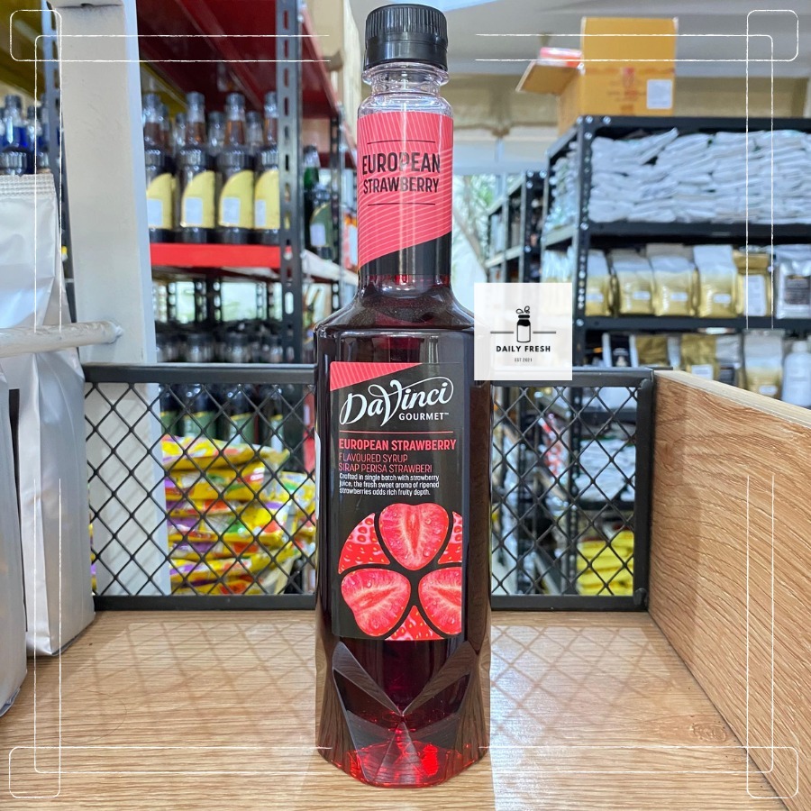 

Davinci Syrup European Strawberry 750 ml - Sirup Rasa Strawberry