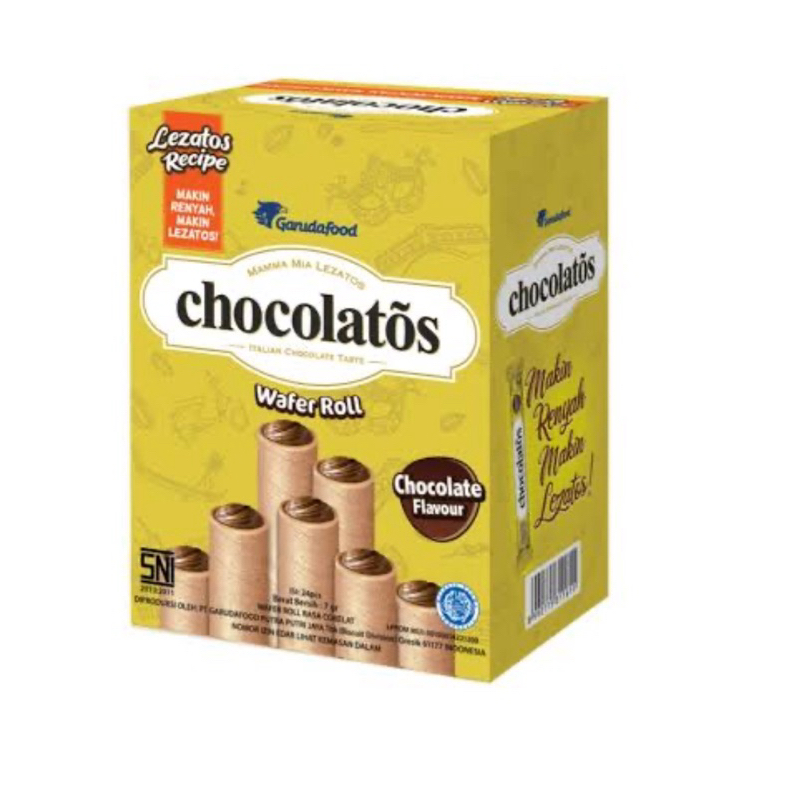 

CHOCOLATOS Wafer stick pack isi 24pcs