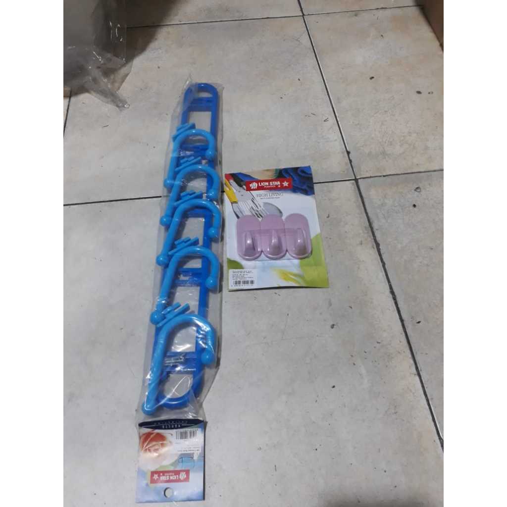 LION STAR KASTOK PLASTIK + PAKU/HK-3 HANGER OVAL LION STAR BISA [COD]