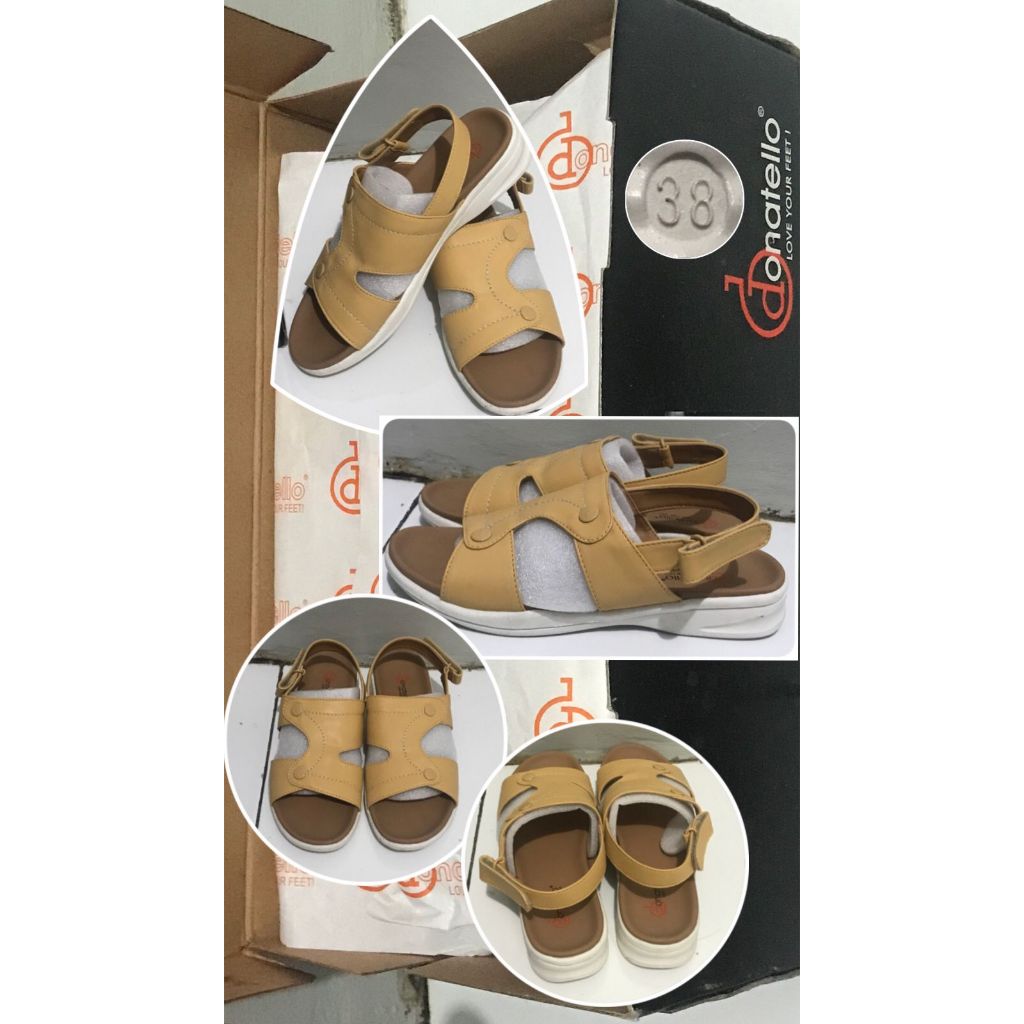 Sandal Sepatu Donatello (Cream)