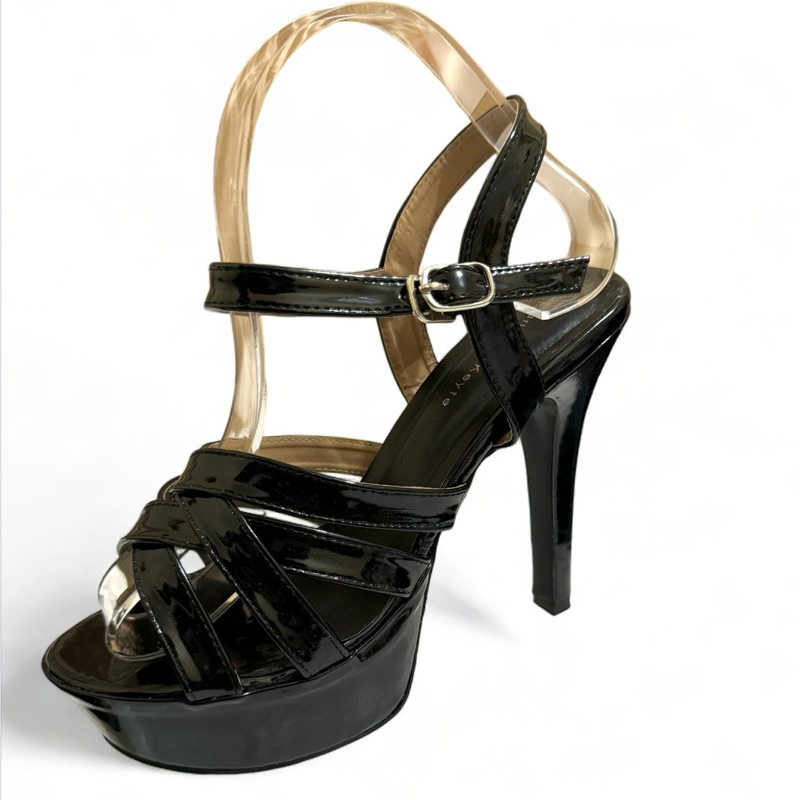 DS - SP1202 HIGH HEELS WANITA 12cm HEELS PESTA GLOSSY BY GOSHIP