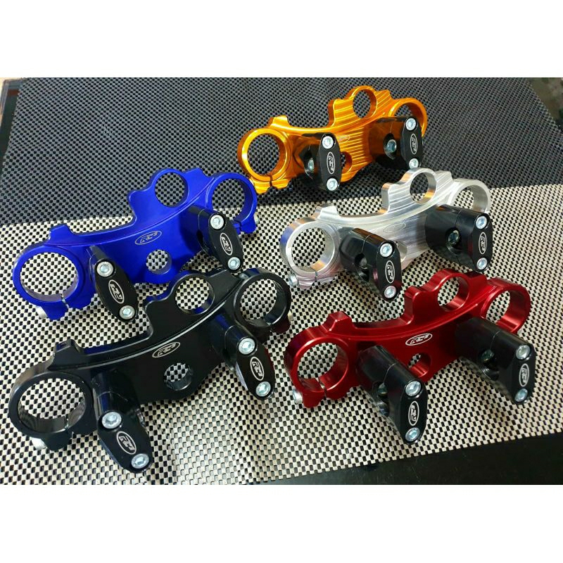 RC3 triple clamp segitiga atas honda CRF150L ( as 37 ) & KLX150 ( as 33 )