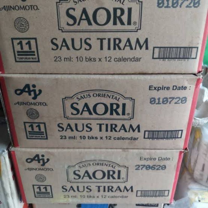 

Saori saos tiram sachet 120 bungkus / saori tiram dus 22ml / Saori renceng 120 bks