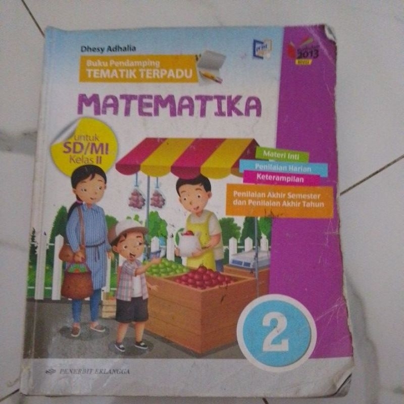 

buku Pendamping Tematik Matematika kelas 2 SD/MI