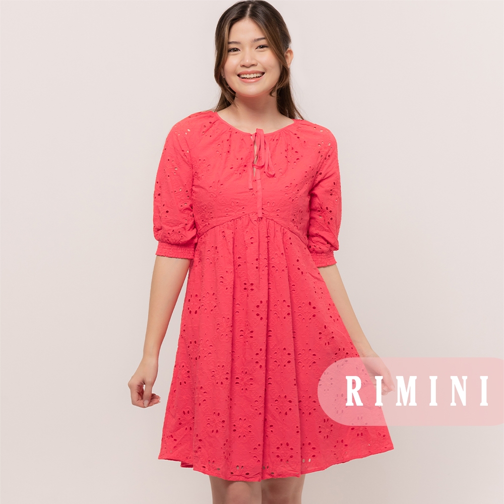 RIMINI - Dress Pesta Remaja Lengan Pendek Puff A-Line Mini Summer XS-XL- Lenny Dress 525045