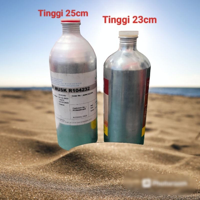 Kaleng Alumunium bekas Bibit Parfum 1 Liter