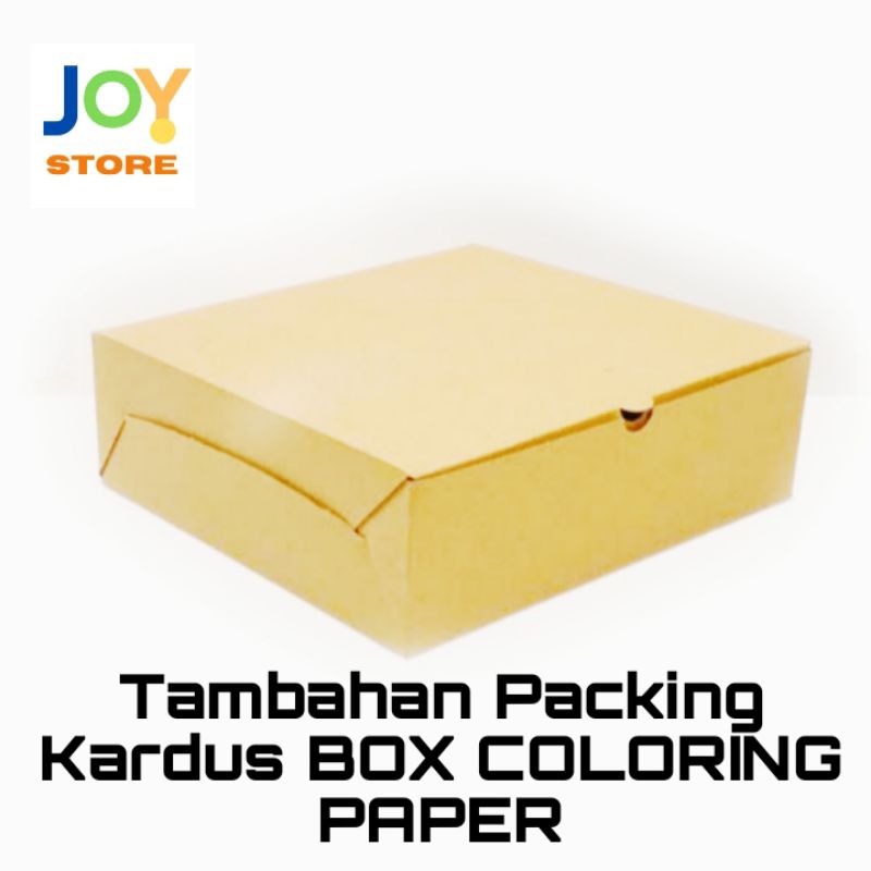 

Tambahan Packing Kardus Box Untuk Kertas Mewarnai Coloring Paper A5 dan A4