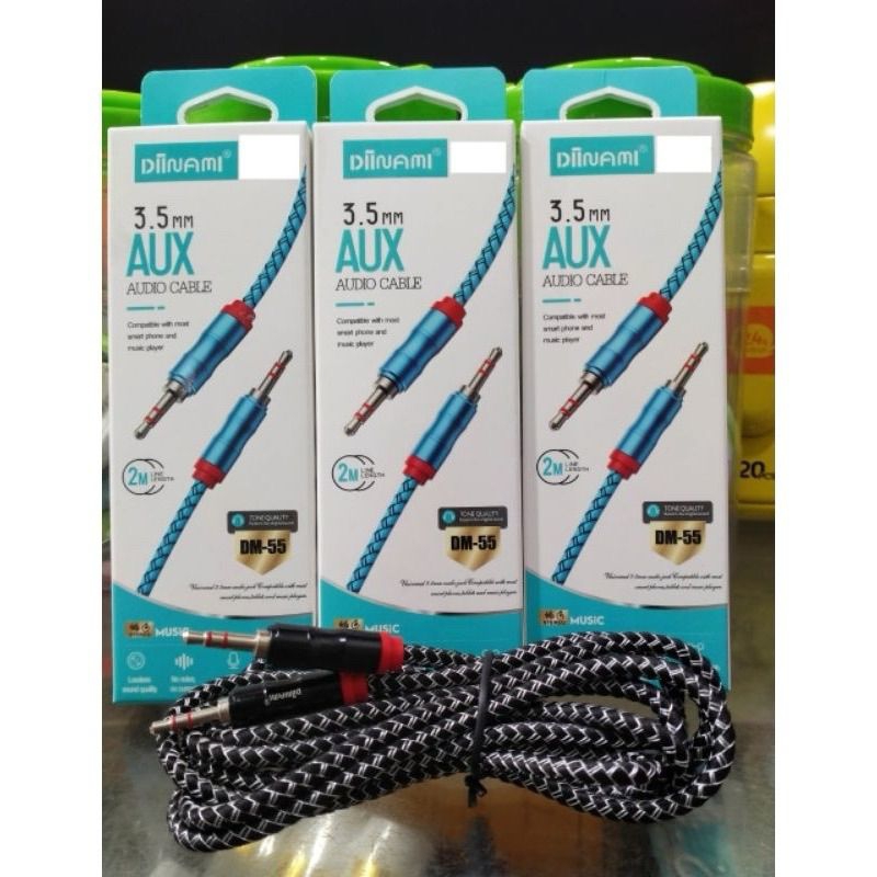 Kabel Aux DIINAMI DM-55 3.5MM / 2 Meter
