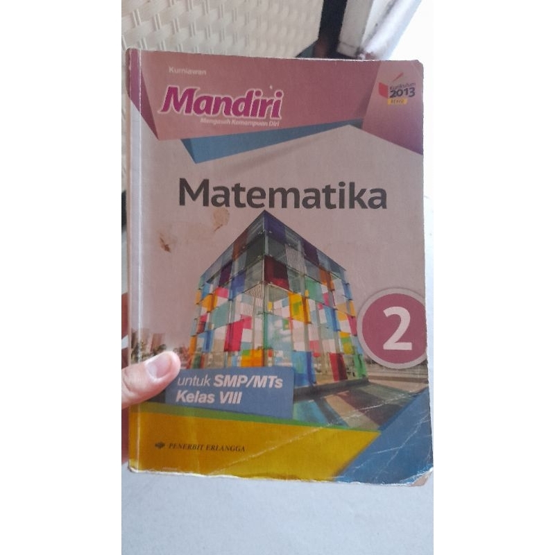 Buku Paket Matematika - Penerbit Erlangga kelas 8 SMP