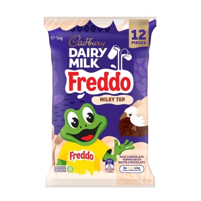 

Cadbury Dairy Mikk Freddo Frog Milky Top Sharepack Australia Chocolate Share Pack Cokelat Coklat