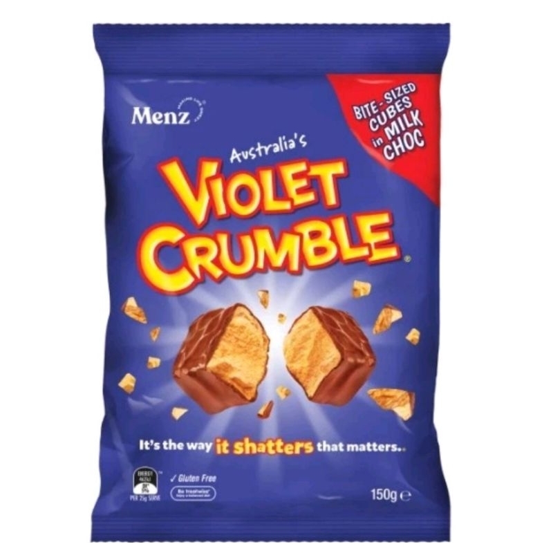 

Menz Australia Violet Crumble Bites 150g Chocolate Cokelat Coklat