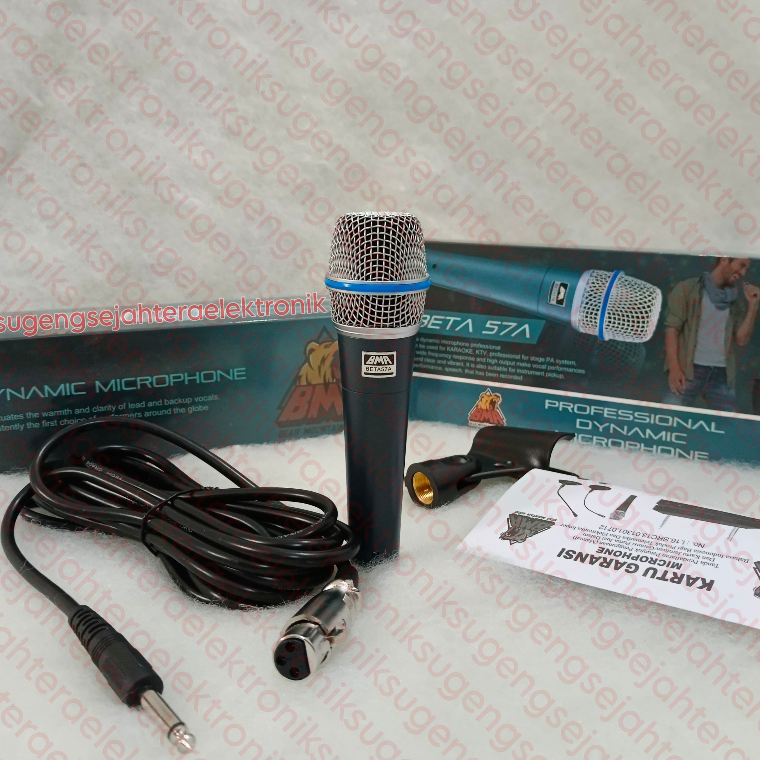 Mic Kabel BMA Beta 57A Microphone Vocal BMA Beta 58A Mikrofon Original // BMA 57A// BMA 58A// ORIGIN