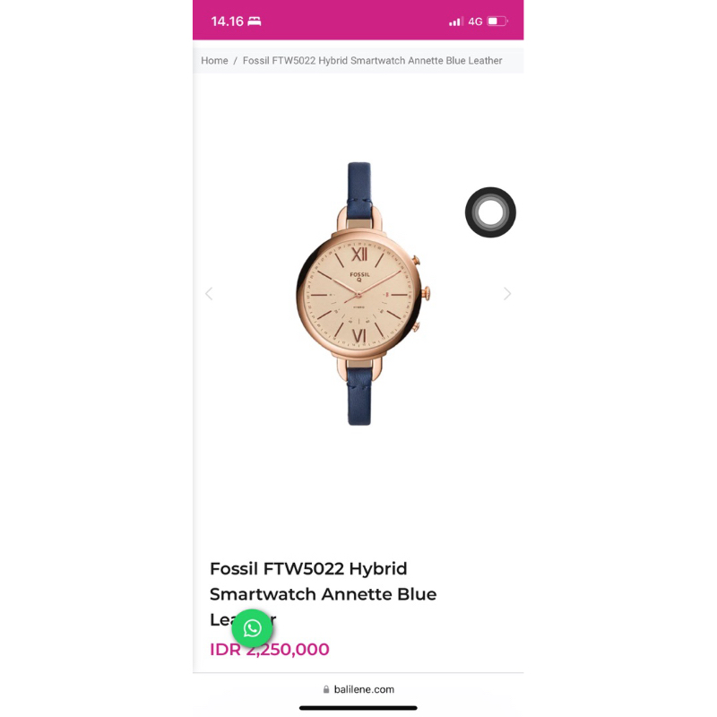 Fossil Annette Hybrid Smartwatch