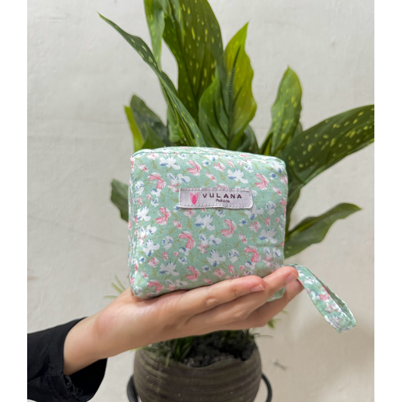VULANA - Mukena Travel Motif Mini Pouch Sakura Edition 2in1