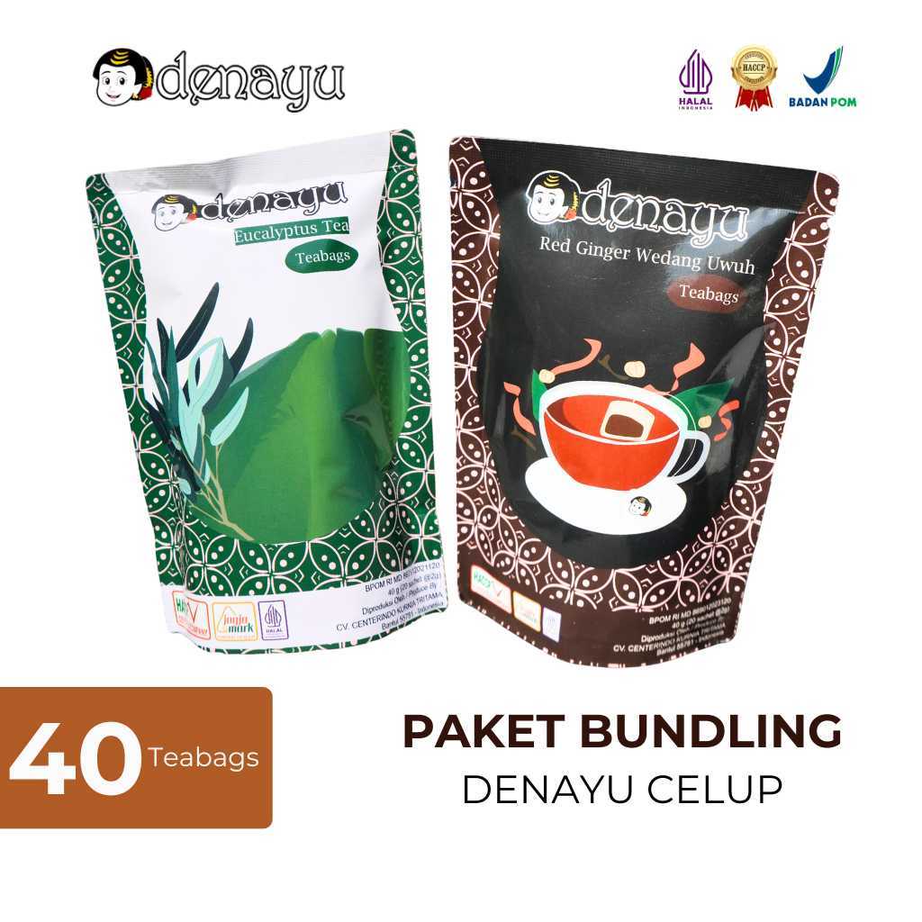 

PAKET BUNDLING EUCALYPTUS TEA & RED GINGER WEDANG UWUH DENAYU | 100% ALAMI | HALAL BPOM