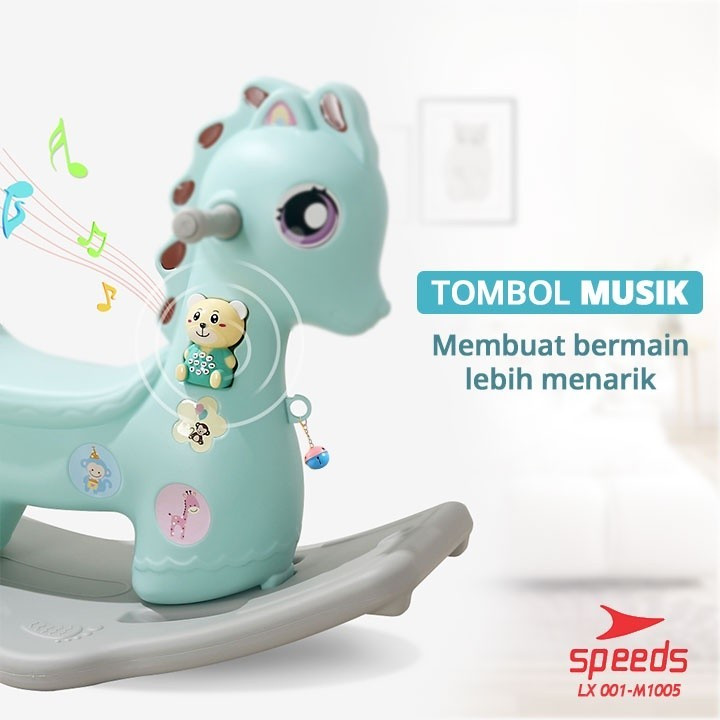 MAINAN ANAK RIDE ON KUDA KUDAAN ROCKING HORSE M1005