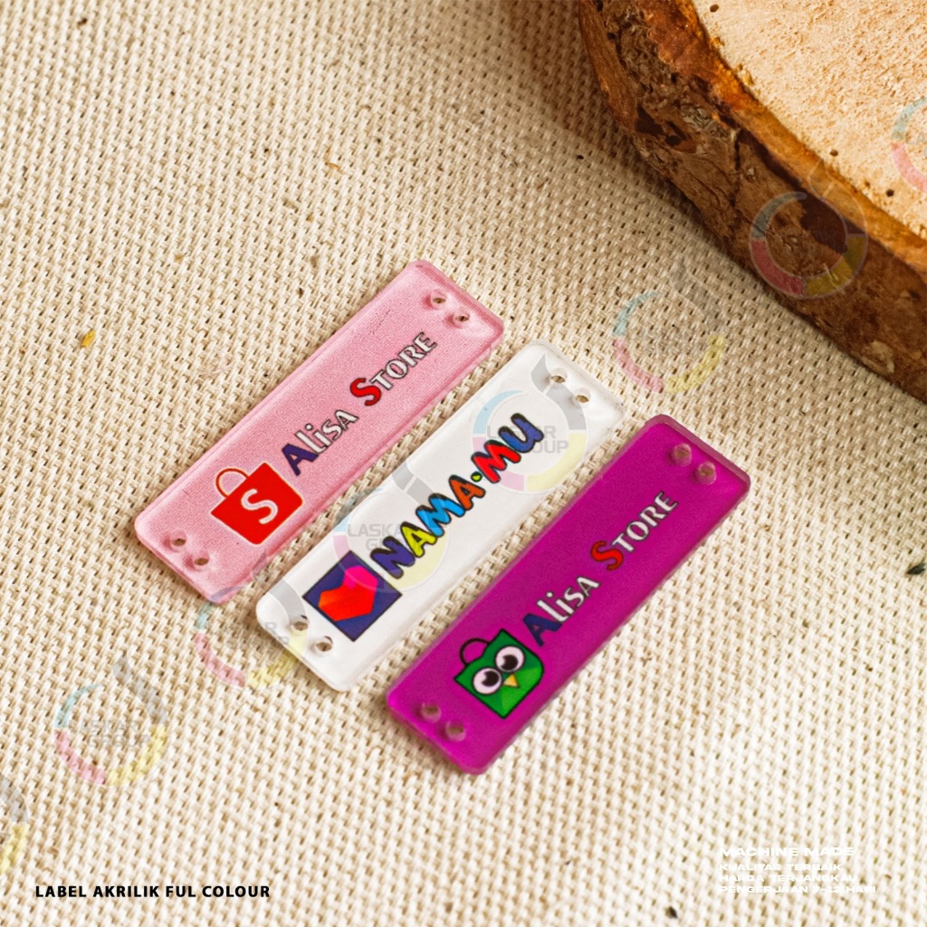 

Label Akrilik Custom Label Akrilik Hijab Label Akrilik Premium