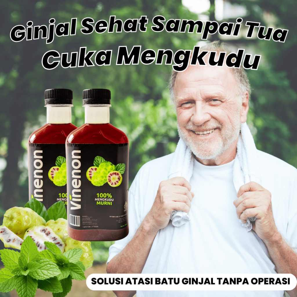 

Cuka Mengkudu Vinenon 100% Herbal Alami 2 Botol Melarutkan Kolesterol & Sehatkan Ginjal
