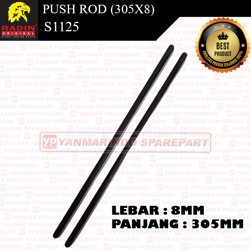 S1125 S1130 Push Rod Lidi Tiang Klep Sumpit mesin dongfeng 30PK 33PK