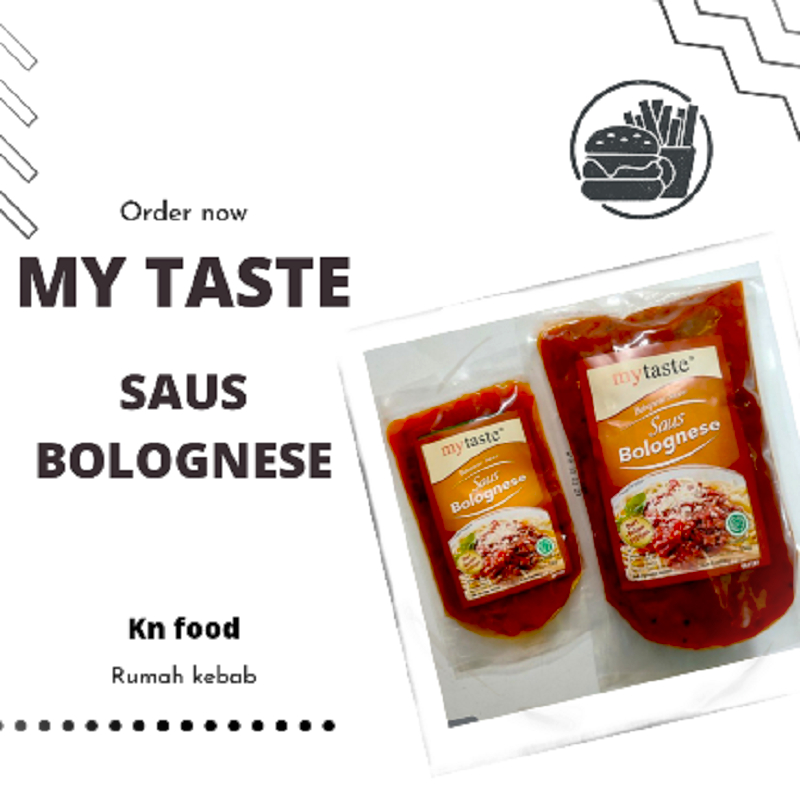 

Bolognaise My Taste Sauce 500 Gr- 1 Pack Saus Spageti bolognes bolognese spaghetti my taste 500gram